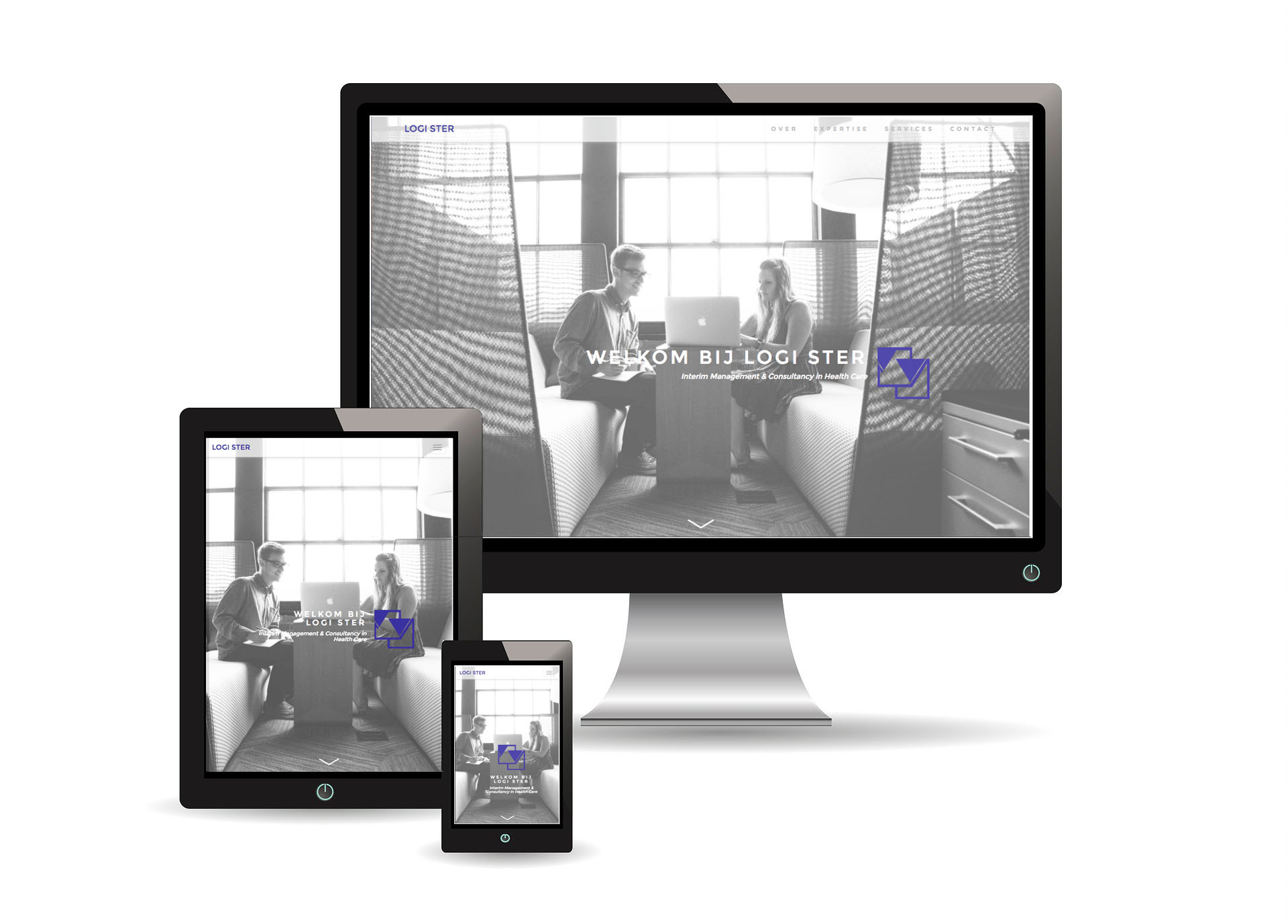 Uiteindelijke website Logi Ster b.v.